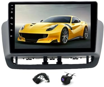 9 inch Android 14 Car Stereo for Seat Ibiza 2009-2013, 4+64GB Touch Screen Display Radio Multimedia Player Head Unit with Carplay Android Auto GPS Navigation Bluetooth Wifi SWC Mirror Link