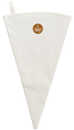 Mrs. Anderson 's Baking Flexible sockergjutning och kakdekoration spatel, japansk rostfritt stål sprutpåse 30 cm återanvändbar pastry bag