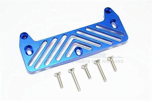 Tamiya Lunch Box Upgrade Parts Aluminium Front Bumper Mount - 1Pc Set Blue