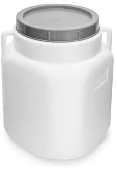 Sterk Plast Quadratisches Fass, Fassungsvermögen – 20 Liter, Größe – 26 x 26 x 36 cm.