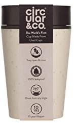 Circular & Co Kaffeebecher 227 ml - OS - weiß/schwarz