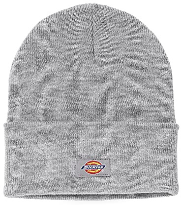 Dickies Herren Acrylic Cuffed Beanie-Mütze, Meliert, grau, Einheitsgröße