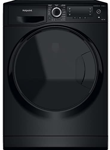 Hotpoint ActiveCare NDD 9725 BDA UK Freestanding 9/7kg Washer Dryer, 1600rpm, Black