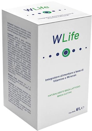 W Life 60 Compresse - Integratore di Vitamine e Sali Minerali - Con Vitamine e Sali Minerali Essenziali, Supporta Energia, Difese Immunitarie, Benessere Generale e Recupero Fisico