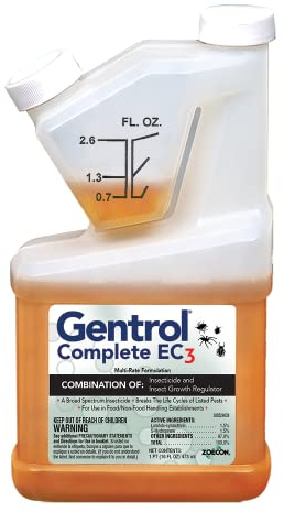 ZOECON 10578 Gentrol Complete EC3 Insecticide and Growth Regulator, Orange
