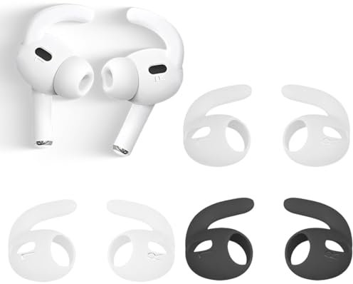 JEYORZY 3 Pares de Gancho de Oreja para AirPods Pro 2, Soporte para AirPods Pro 2, Earhook para Airpods Pro 2, Accesorios de Mantenimiento Seguro para Auriculares, Ganchos de Sujeción de TPU