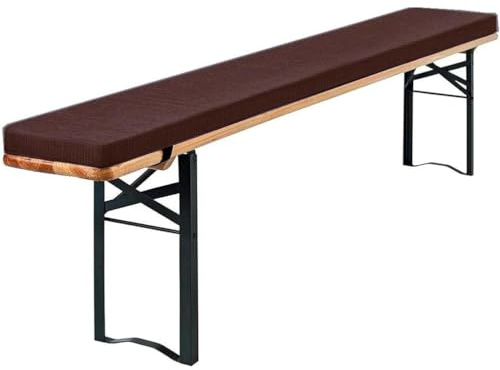 Generico Cuscino Imbottito per Panca da Birra 220x25/170x25/180x30 Sfoderabile e Lavabile per Mobili da Birreria, Cuscini per Sedute per Giardino Interno Patio,caffè,180x30x3cm