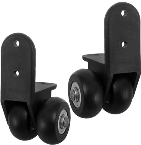 CONGARTENO Ruote Angolari Fisse per Carrello Audio e Valigie da Supporto Robusto con Piastra Superiore Ruote per Trasporto Casse e Valigie Installazione Rapida e Stabile per Speaker e