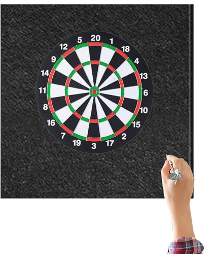 Protezione da parete per freccette | Protezione da parete di supporto per freccette, pannello in feltro | pannello dartboard - per il seminterrato della casa del giocatore