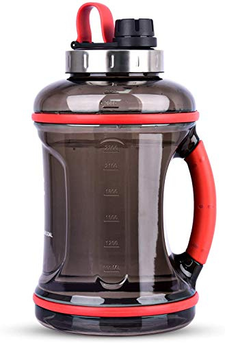 FORWEWAY Large Sports Water Bottle 3.2L BPA-free Leak-proof Extra-strong Reusable Durable Gym jug with Capacity Marker for Outdoor Fitness Cycling,Hiking,Camping