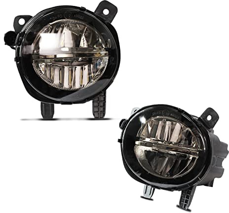 WISGOL Phares antibrouillard avec les 2010-2018 F30 F31 F20 F21 F32 F33 F34 F36 F22 F23 F45 F46 LED Remplacement direct ou LED TO HALOGEN Une paire (lentille fumée)