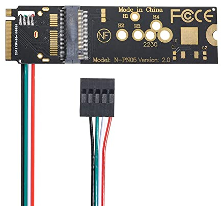 xiwai NGFF A/E-Key Card auf M.2 NGFF Key-M NVME SSD Adapter für AX200