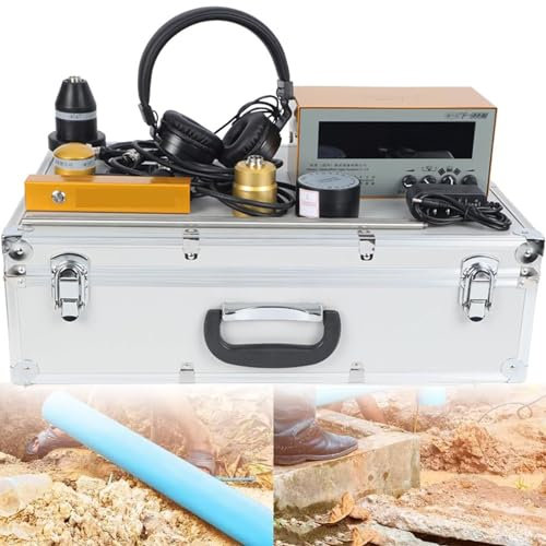 Detección de fugas de agua, Detector de fugas de agua subterránea en tuberías, Sensor de fugas de agua profesional Monitor de fugas de tuberías de agua para reparación en interiores y exteriores