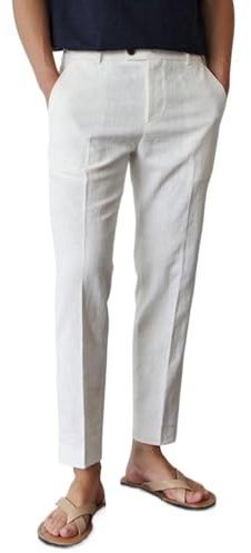 GINGTTO Mens Slim Stretch Chino Trousers Summer Lightweight Pants | Super Stretch,Lightweight,Casual,Formal Office,Deep Side Pockets,Soft,Breathable,Smart