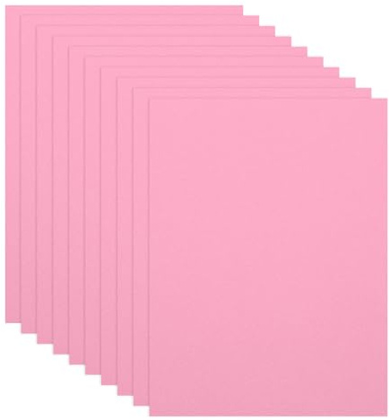 PATIKIL 10 pezzi fogli di schiuma EVA rosa, 12 x 8 pollici fogli di schiuma per lavoretti flessibili fai-da-te materiali per artigianato scrapbooking forniture artistiche, 20x30cm