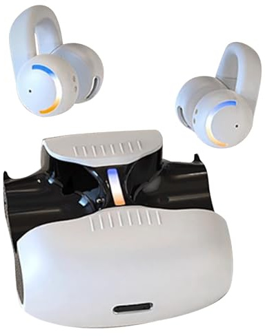 Auricolari Senza Fili Aperti Clip - Auricolari Senza Fili Auricolari, Guida Gamba, Auricolare con Cancellazione Del Rumore | Doccia Sportiva Ciclismo Nuoto Posto di Lavoro Gioco Corsa Fitness