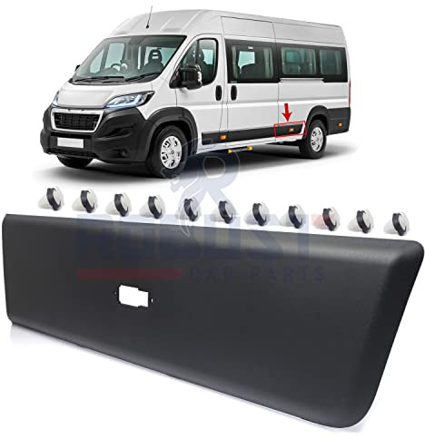 ROBUST Plastic Protective Side Moulding Strip Door Trim Left for Citroen Jumper Relay Fiat Ducato Peugeot Boxer 1306610070 8547.Z1 735438350 2006 Onwards
