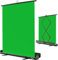 EMART Green Screen 165x220cm, Roll-up Panel Greenscreen Fotohintergrund, Grüner Foto Hintergrund mit Ständer für Fotostudio, Streaming, Videokonferenzen, TikTok, Zoom