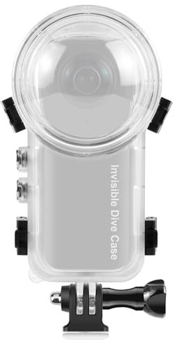 PULUZ Invisible Dive Housing Case for insta360 X3, 50m/164ft Waterproof Case Protective Underwater Dive Shell with Bracket Accessories