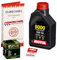 Öl & Ölfilter für Honda MSX 125 Grom, 2021-2023 (JC92), Ölwechsel Set 10W-30 Motoröl + HiFlo Filter + Dichtring(e)