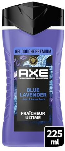 AXE - Duschgel – Kollektion Prestige – Blue Lavender – 12 Stunden Frische – Duft mit ätherischen Ölen von Lavendel, Minze und Bernstein – feuchtigkeitsspendende Wirkstoffe 100% pflanzlichen Ursprungs