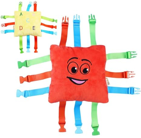 Générique Oreiller sensoriel - de Boucle en Peluche pour lestout-Petits - Activité apprenant lestoys de Voyage à motricité Fine avec Boucle pour lesenfants garçons à l'extérieur, et Vous pouve