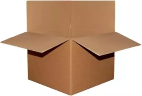 Faltkarton 400x400x400 mm, Versandkarton, Doppelwellig, DHL Kartons 40x40x40 cm, (5 Stück)