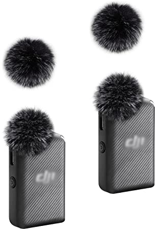 Windschutzscheiben für DJI MIC Transmitter (TX) Windschutz, kabellose Lavalier-Mikrofonabdeckung, pelziger Pop-Filter, 4er-Pack