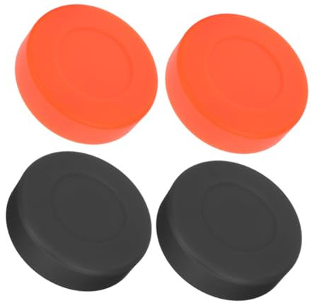 Supvox 4 Stück Eishockey-flachball Multifunktions-eispuck Praktischer Hockeypuck Eishockey-übungspuck Hockeyspiel-trainingspuck Hockeybälle Zum Üben Sportpuck Puck Für Hockeyspiele PVC