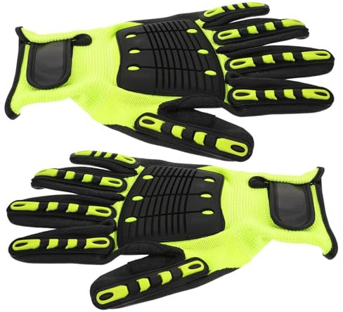 Toyvian 1Paar Arbeitshandschuhe Für Garten Und Bau Rutschfeste Langlebige Schutzhandschuhe Atmungsaktiv Und Verschleißfest Für Industrie Und Gartenarbeit