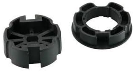 Dieffematic Adattatore Ogiva per Motore Tende da Sole e Tapparelle - Compatibile D.45, 78mm, Attacco Rettangolare 10x15mm