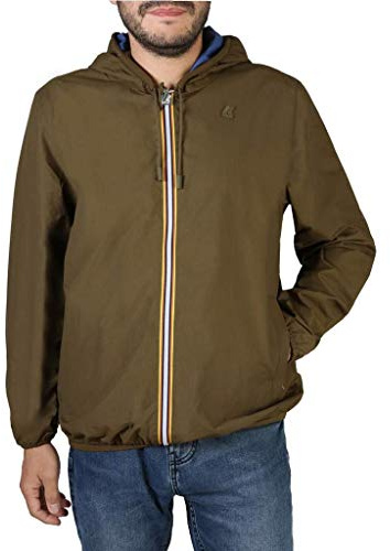 Veste blouson réversible homme de marque K-Way - green - S