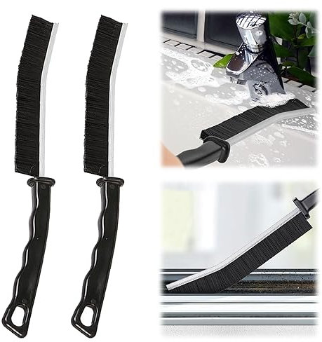 RYMAUP®2 Stück Spaltreinigungsbürste,multifunktionale Spaltbürste Fugenreinigungsbürstenwerkzeug, Fugenreinigerbürste Hartborsten-Fugenreinigung