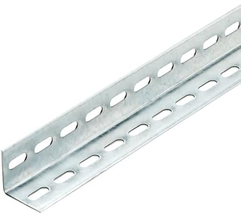 qpool24 Winkelprofil 35x35x1,5 mm, 1800 mm, verzinkt, schraubbar