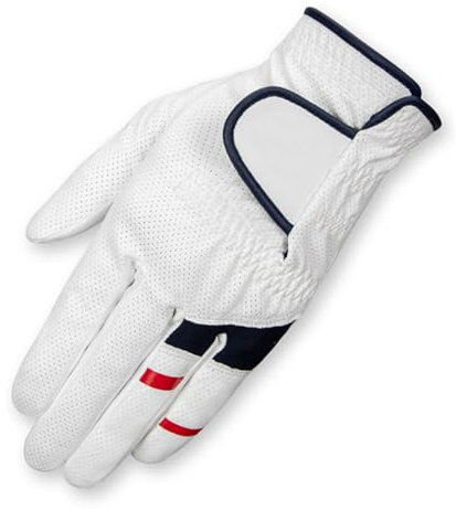 DINHEAROM Herren Golfhandschuh Links Atmungsaktive Sportaccessoires Hochleistungsfähiger Golfhandschutz für Training und Verhindert Verletzungen Perfektes