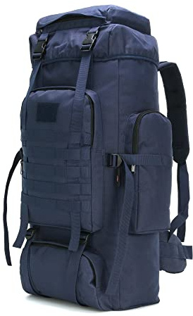 W WINTMING Hiking Backpack for Men 70L/100L Camping Backpack Military Rucksack Molle 3 Days Assault Pack for Climbing
