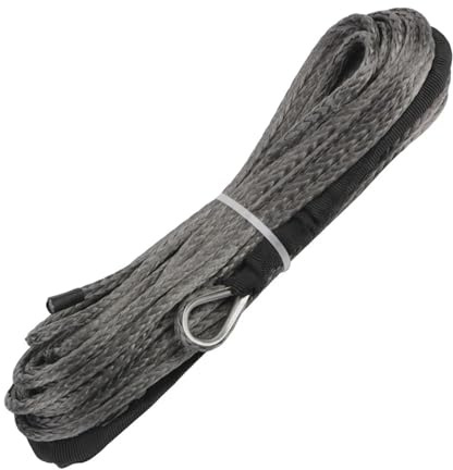 15M Corda Da Traino Verricello Linea 7700 Lbs 2.5T Carico In Fibra Sintetica Accessori Auto For Camion Rimorchio Caravan Moto Off Road 4x4