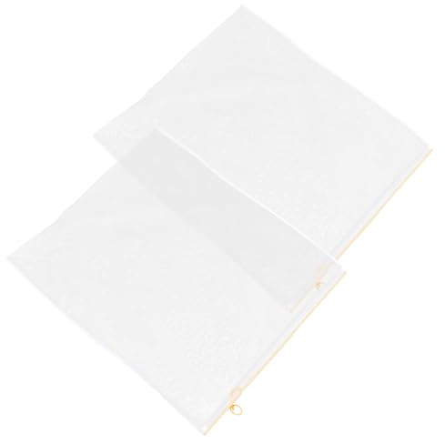 FUNNETOYU Bolsa de Filtro de Nailon Reutilizable para Colar Miel y Residuos de Jugo, Malla de 120 Grit, Lavable, Adecuado para Uso en Casa o Restaurante, Pack de 2 Unidades Color Aleatorio