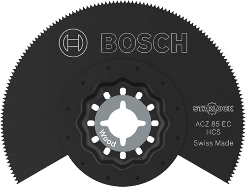 Bosch 1x ACZ 85 EC Segmentsägeblatt (für Weichholz, Ø 85 mm, Professional Zubehör Multifunktionswerkzeug)