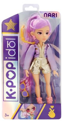 K-Pop Fashion Doll Nari – Pop Star Dance Doll with Accessories, Dress Up Music Doll for Kids, Collectible Fashion Doll Gift