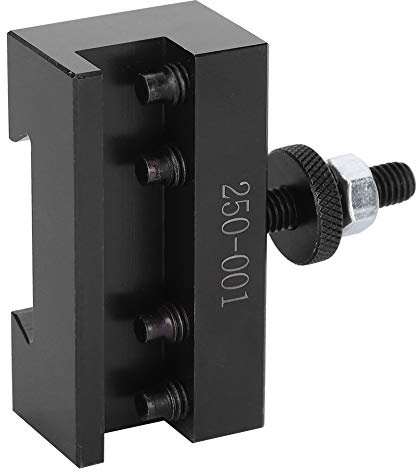 Jeffergarden Snabbbyte Av Verktygsstolpe, Svarvhållare Högt Kolstål CNC Svarvning Industriell Svart 54 X 20 Mm Verkstad, 250001, 1,3 Cm / 0,5 Tum, Mångsidiga Applikationer, Enkelt Verktygsbyte,