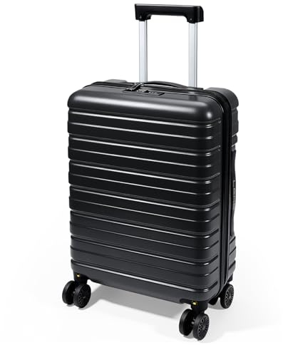Lekesky Valise Cabine easyJet 45x36x20, 25 L, Roues Amovibles, Noir | Bagage sous Siège, Serrure TSA, pour Ryanair Priority, Air France, Transavia, Corsair, Vueling, Lufthansa, KLM et ITA
