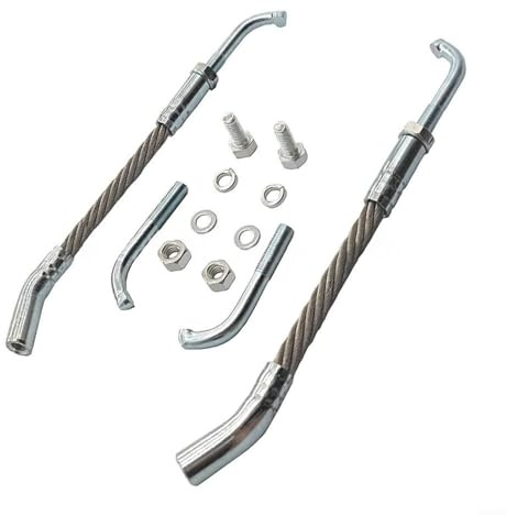 Helilyco Kit de raspador de hielo para motos de nieve 1201 DF, se adapta a trineos de marcha atrás y no inversa, instalación de un perno, accesorios resistentes para motos de nieve
