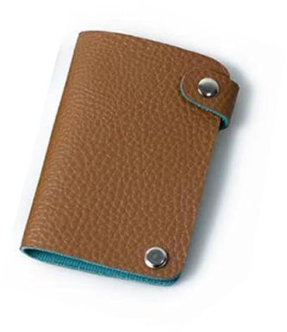 TMTGTS Custodia per biglietti da visita, 11 x 7 cm, 10 scomparti per biglietti da visita, in pelle PU, design girevole, per carte di credito, biglietti da visita, carte bancarie