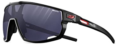 Julbo Herren Rush Sunglasses, Schwarz/Rot, Einheitsgröße