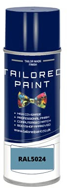 RAL5024 Pastel Blue MATT Aerosol Paint Can Direct MATT Paint RAL Colour Code For Wood, Metal, Plastic, PVC, UPVC, Fascia Boards - Indoor & Outdoor