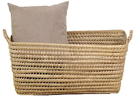 Bohome Living - Panier de Rangement en Osier pour Jouets, Panier à Linge propre ou sale, Fait Main