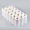 Pack of 48 - Toilet Rolls, 2 Ply White Toilet Paper, Quilted Toilet Roll Packs, 34GSM Toilet Paper Soft Tissue Roll Skin Cleaning Towels, Wiping Napkin Roll, Bulk Buy 220 Sheets Toilet Rolls