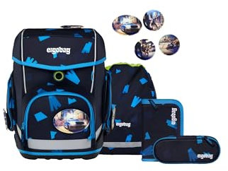 ergobag cubo Set ergonomischer Schulranzen Klassisch 5-teilig 1. Klasse Grundschule