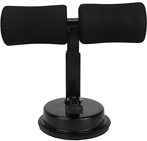 Sit-Up-Maschine, Sit-Up-Trainingsgerät, Sit-Up-Ausrüstung, Bauchtrainer, Sit-Up-Hilfe, Saugnapf, Haushalts-Fitness-Körperformungs-Übungsgerät (BLACK)